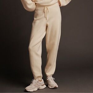 Daily Practice Knit Barrel Pants in Butter Yellow